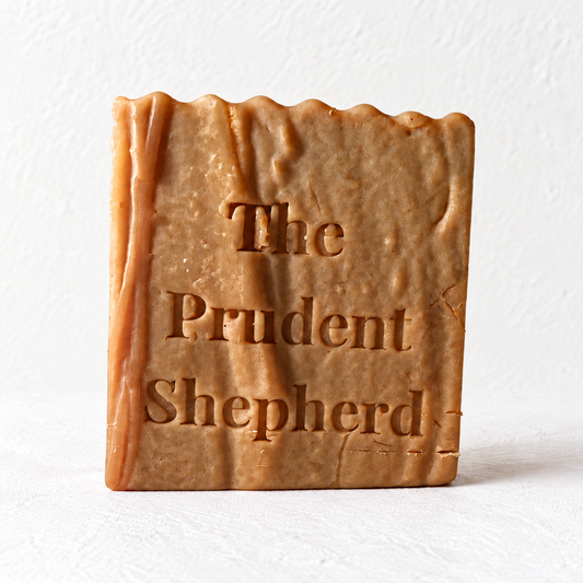 The Prudent Shepherd field bar fragrance-free soap.